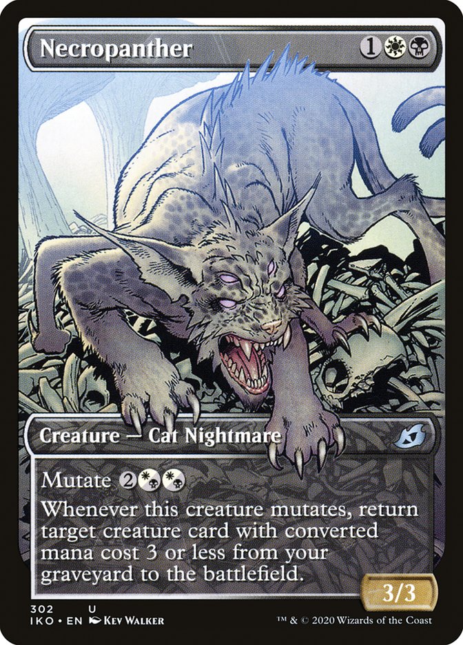 Necropanther (Showcase) [Ikoria: Lair of Behemoths] | Impulse Games and Hobbies