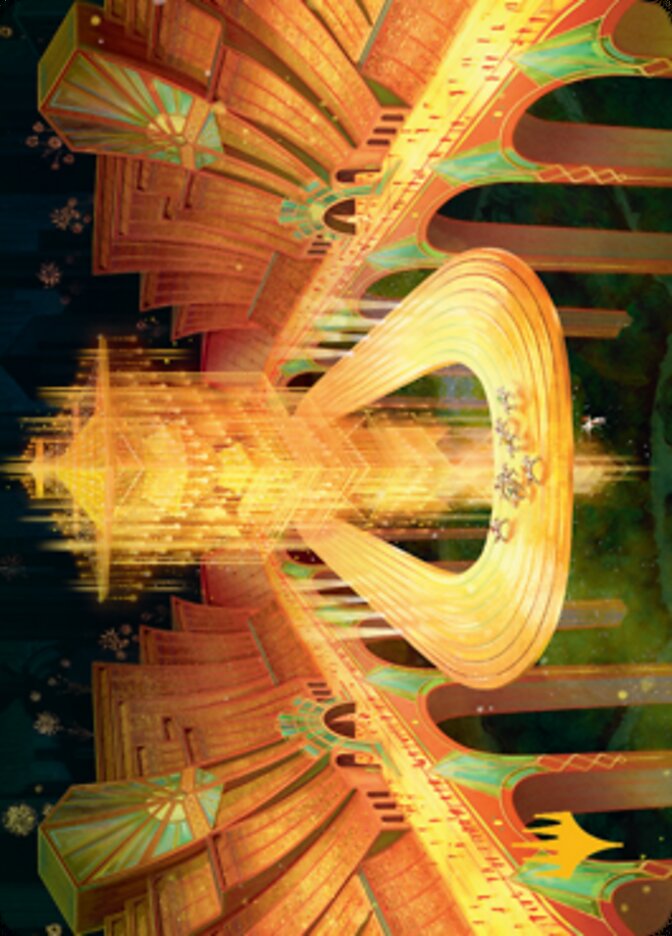 Racers' Ring Art Card (Gold-Stamped Signature) [Streets of New Capenna Art Series] | Impulse Games and Hobbies