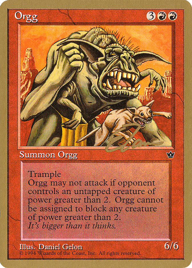 Orgg (Eric Tam) [Pro Tour Collector Set] | Impulse Games and Hobbies