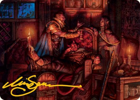 Long Rest Art Card (Gold-Stamped Signature) [Dungeons & Dragons: Adventures in the Forgotten Realms Art Series] | Impulse Games and Hobbies