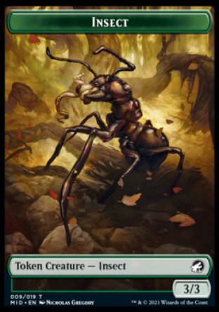 Insect Token [Innistrad: Midnight Hunt Tokens] | Impulse Games and Hobbies