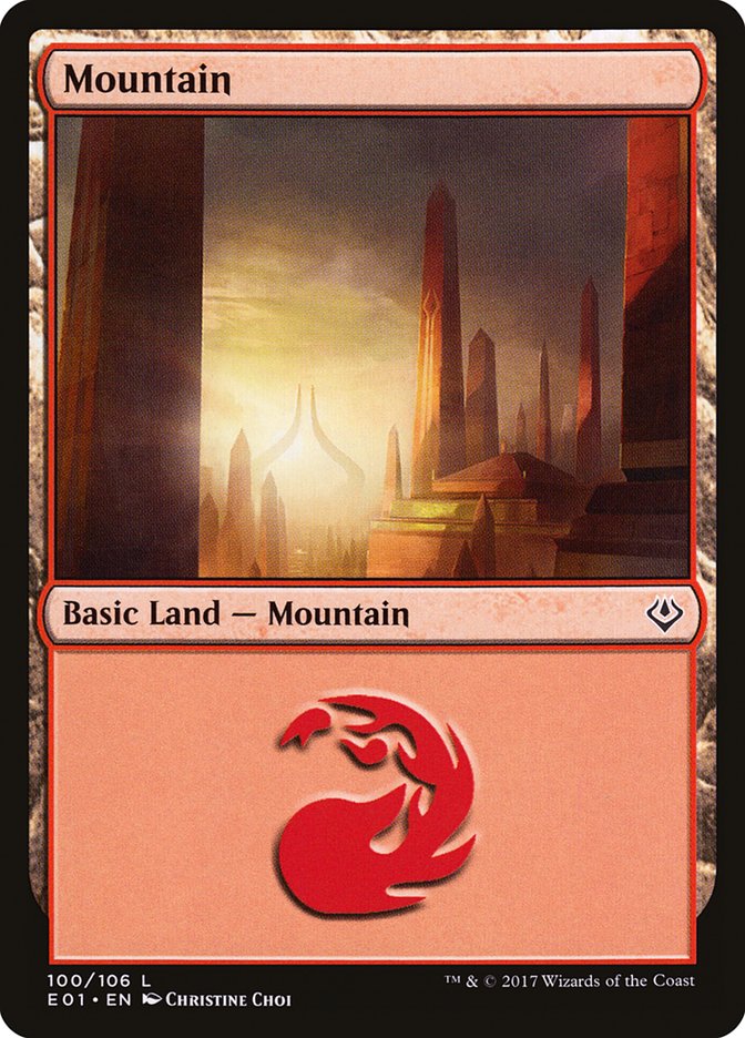 Mountain (100) [Archenemy: Nicol Bolas] | Impulse Games and Hobbies