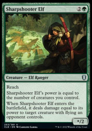 Sharpshooter Elf [Commander Legends: Battle for Baldur's Gate] | Impulse Games and Hobbies