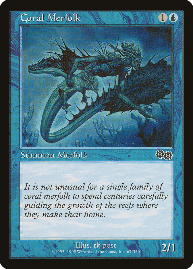 Coral Merfolk [Urza's Saga] | Impulse Games and Hobbies