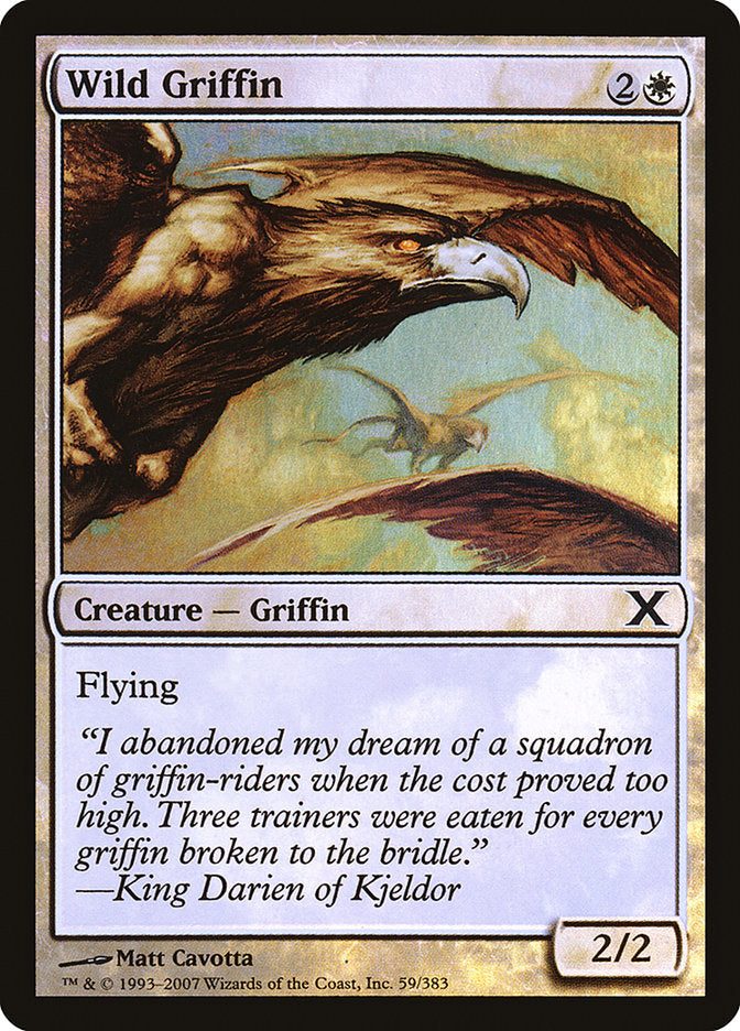 Wild Griffin (Premium Foil) [Tenth Edition] | Impulse Games and Hobbies