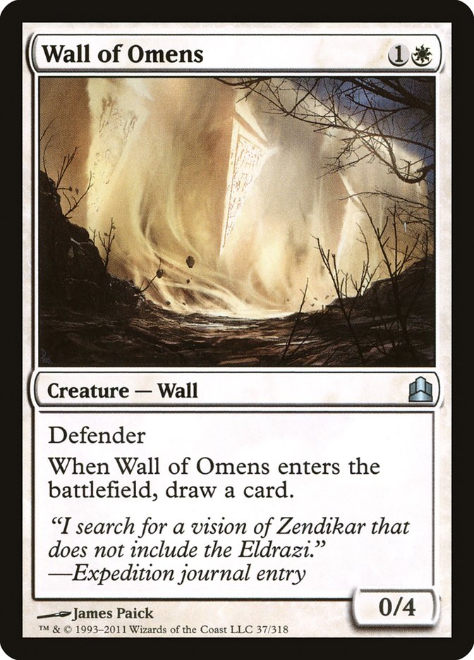 Wall of Omens [Commander 2011] | Impulse Games and Hobbies
