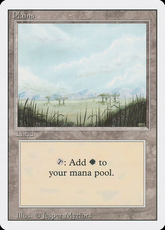 Plains (Trees on Plain / Signature on Right) [Revised Edition] | Impulse Games and Hobbies