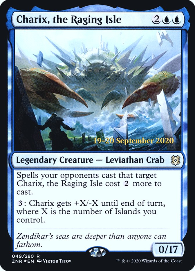 Charix, the Raging Isle  [Zendikar Rising Prerelease Promos] | Impulse Games and Hobbies