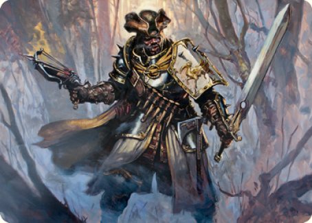 Brutal Cathar Art Card [Innistrad: Midnight Hunt Art Series] | Impulse Games and Hobbies