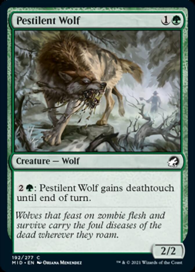 Pestilent Wolf [Innistrad: Midnight Hunt] | Impulse Games and Hobbies