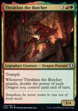 Thrakkus the Butcher [Commander Legends: Battle for Baldur's Gate] | Impulse Games and Hobbies