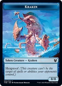 Kraken // Satyr Double-sided Token [Theros Beyond Death Tokens] | Impulse Games and Hobbies