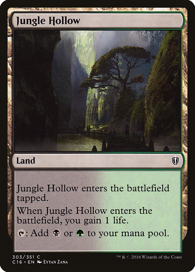 Jungle Hollow [Commander 2016] | Impulse Games and Hobbies