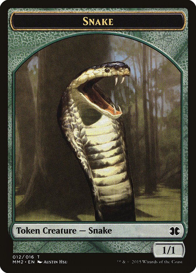 Snake Token [Modern Masters 2015 Tokens] | Impulse Games and Hobbies