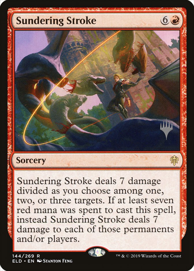 Sundering Stroke (Promo Pack) [Throne of Eldraine Promos] | Impulse Games and Hobbies