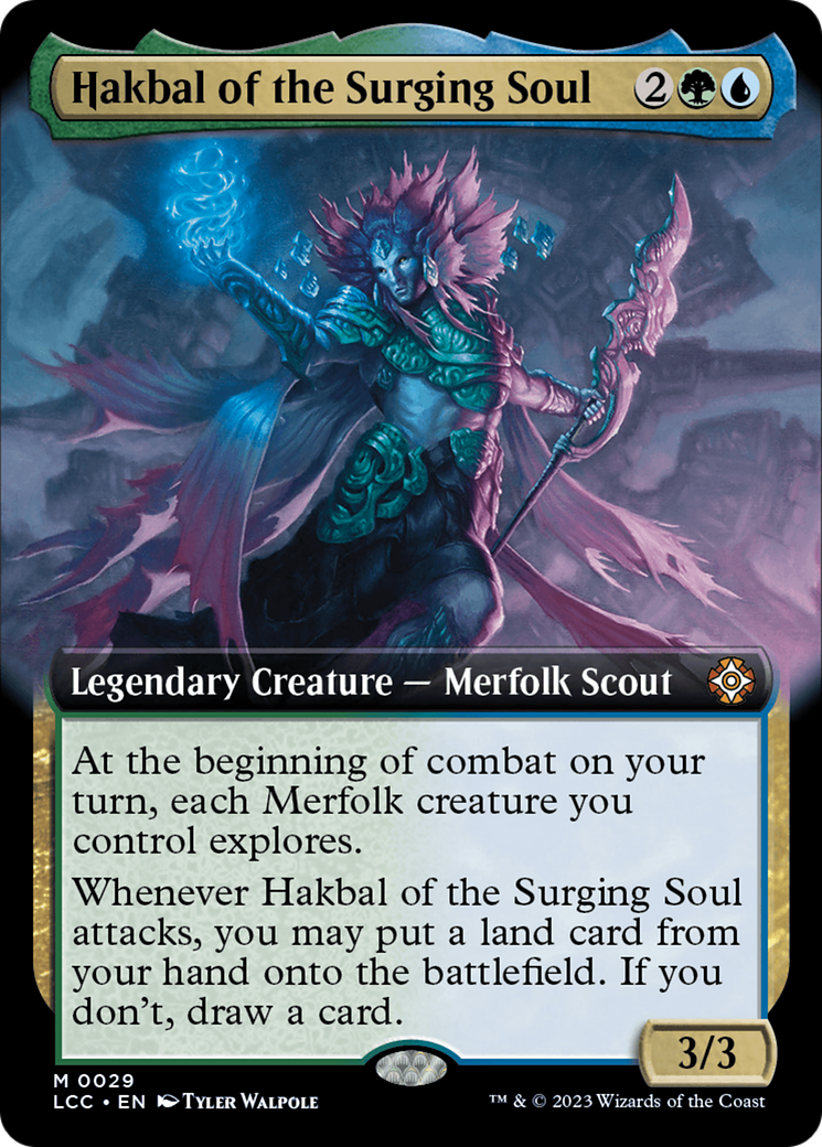 Hakbal of the Surging Soul (Extended Art) [The Lost Caverns of Ixalan Commander] | Impulse Games and Hobbies