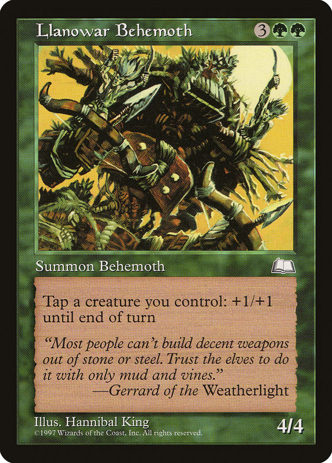 Llanowar Behemoth [Weatherlight] | Impulse Games and Hobbies