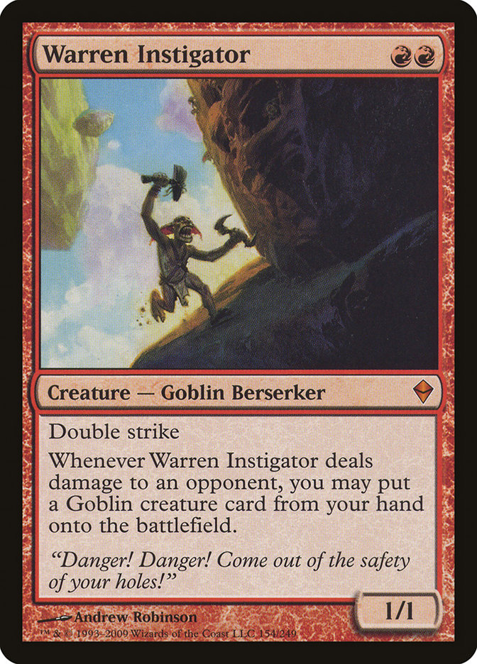 Warren Instigator [Zendikar] | Impulse Games and Hobbies
