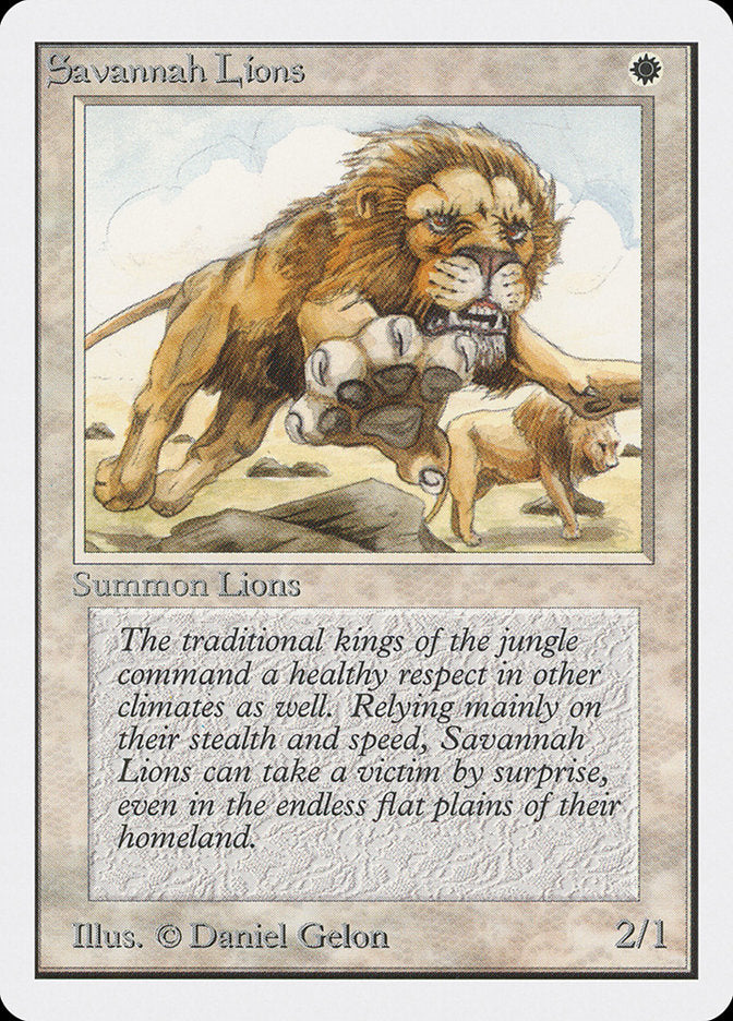 Savannah Lions [Unlimited Edition] | Impulse Games and Hobbies