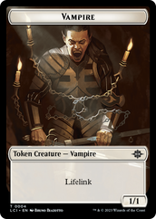 Blood // Vampire (0004) Double-Sided Token [The Lost Caverns of Ixalan Commander Tokens] | Impulse Games and Hobbies