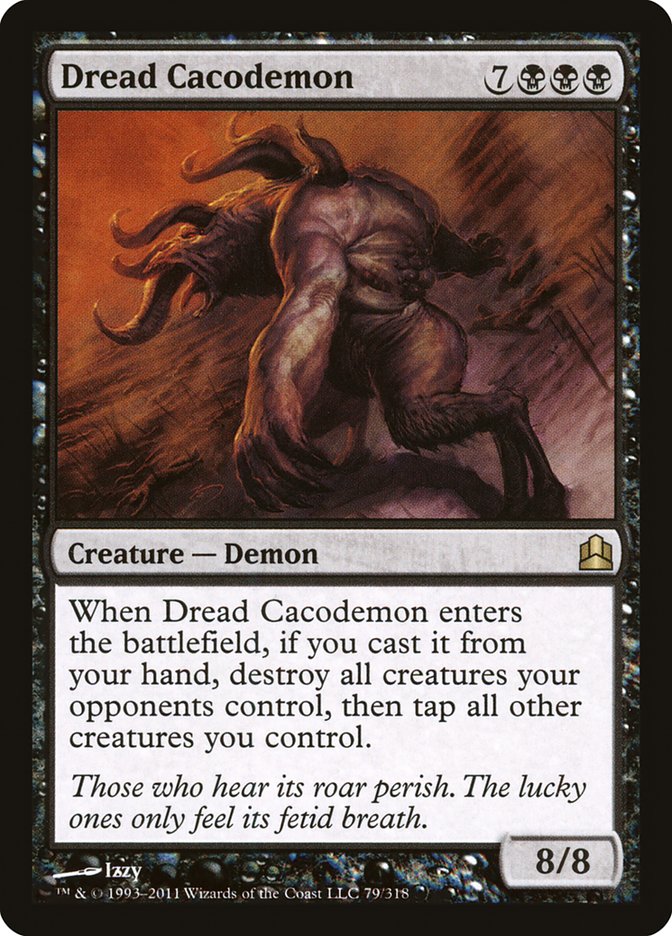 Dread Cacodemon [Commander 2011] | Impulse Games and Hobbies