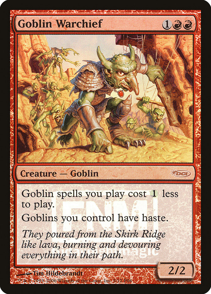 Goblin Warchief [Friday Night Magic 2006] | Impulse Games and Hobbies