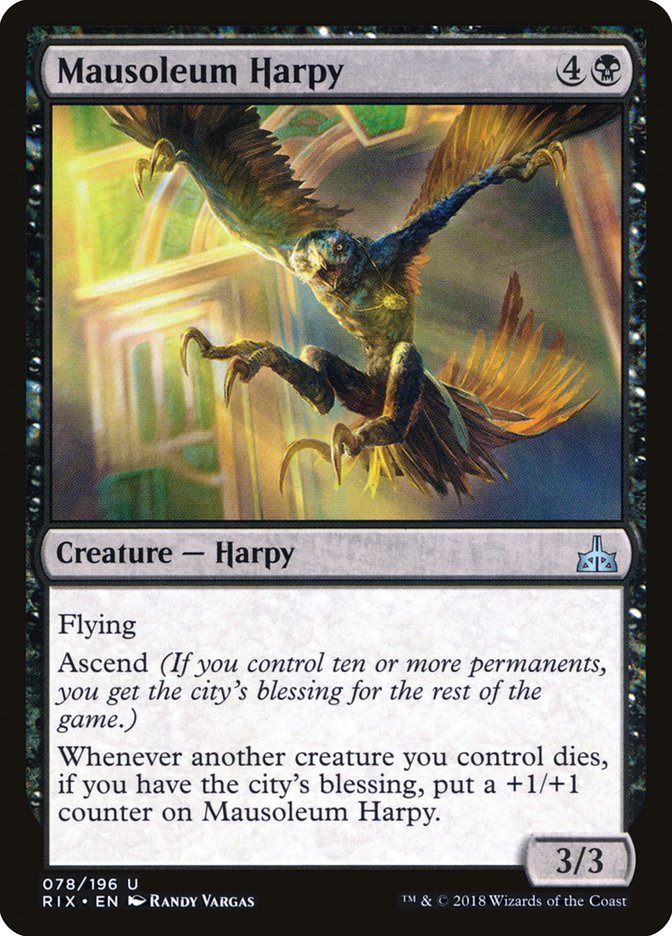 Mausoleum Harpy [Rivals of Ixalan] | Impulse Games and Hobbies