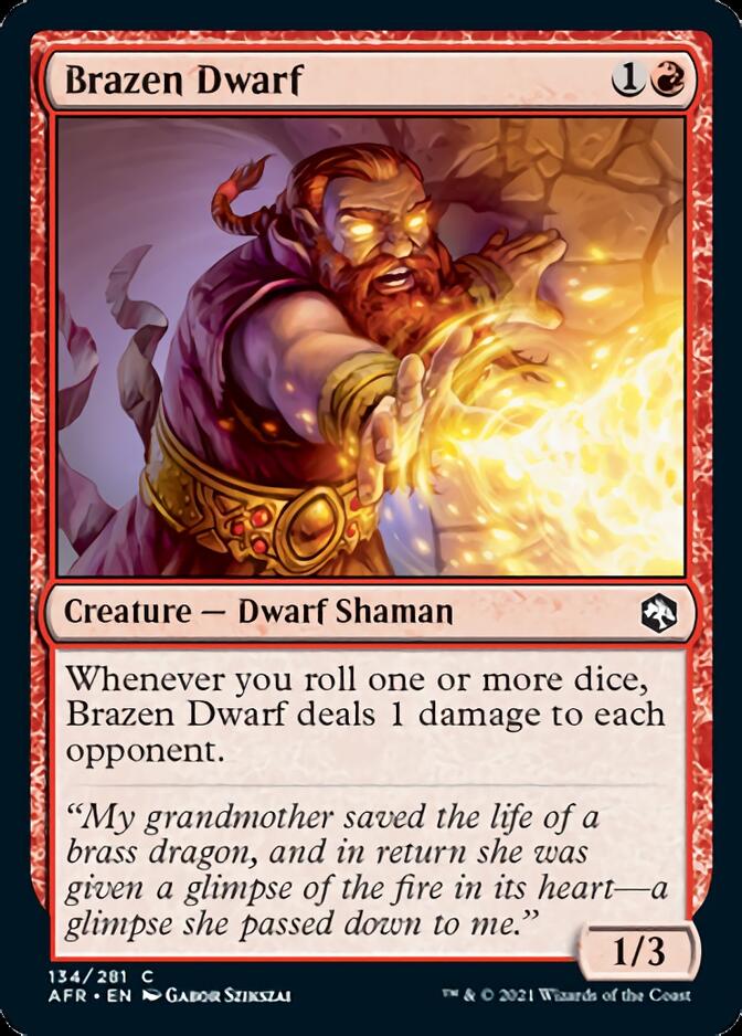 Brazen Dwarf [Dungeons & Dragons: Adventures in the Forgotten Realms] | Impulse Games and Hobbies