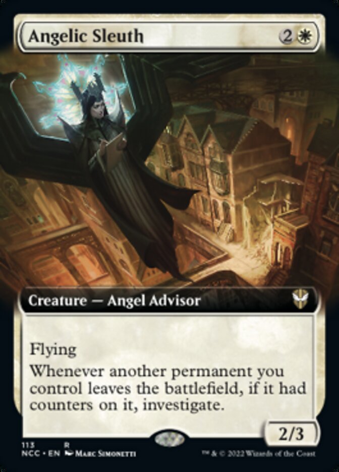 Angelic Sleuth (Extended Art) [Streets of New Capenna Commander] | Impulse Games and Hobbies