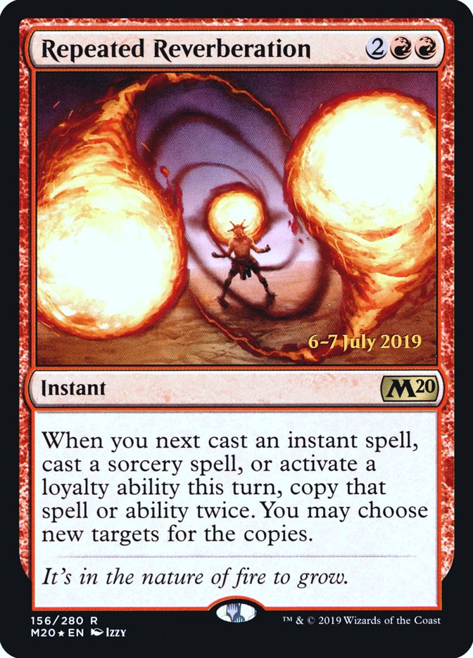 Repeated Reverberation  [Core Set 2020 Prerelease Promos] | Impulse Games and Hobbies
