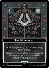 The Monarch // Treasure Double-Sided Token [The Lord of the Rings: Tales of Middle-Earth Commander Tokens] | Impulse Games and Hobbies