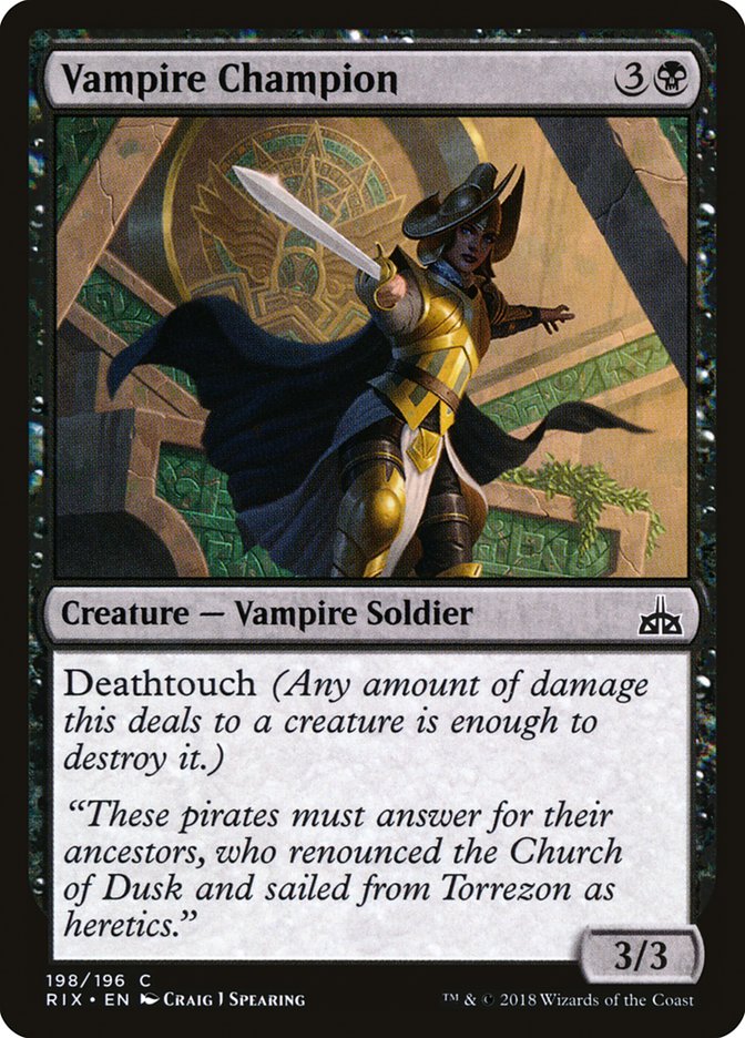 Vampire Champion [Rivals of Ixalan] | Impulse Games and Hobbies