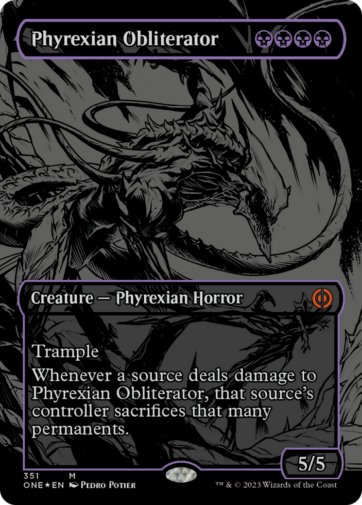 Phyrexian Obliterator (Oil Slick Raised Foil) [Phyrexia: All Will Be One] | Impulse Games and Hobbies