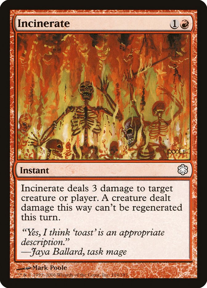 Incinerate [Coldsnap Theme Decks] | Impulse Games and Hobbies