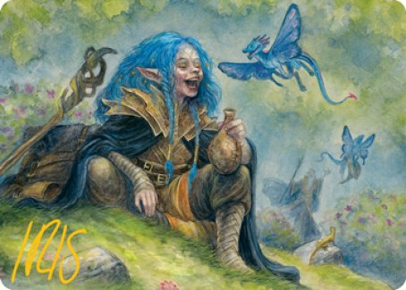 Feywild Trickster Art Card (Gold-Stamped Signature) [Dungeons & Dragons: Adventures in the Forgotten Realms Art Series] | Impulse Games and Hobbies