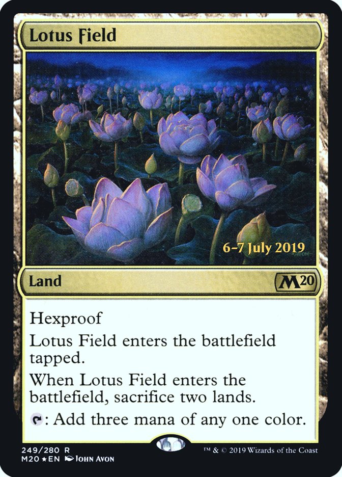 Lotus Field  [Core Set 2020 Prerelease Promos] | Impulse Games and Hobbies