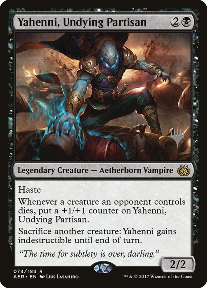 Yahenni, Undying Partisan (Promo Pack) [Aether Revolt Promos] | Impulse Games and Hobbies