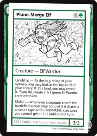 Plane-Merge Elf (2021 Edition) [Mystery Booster Playtest Cards] | Impulse Games and Hobbies