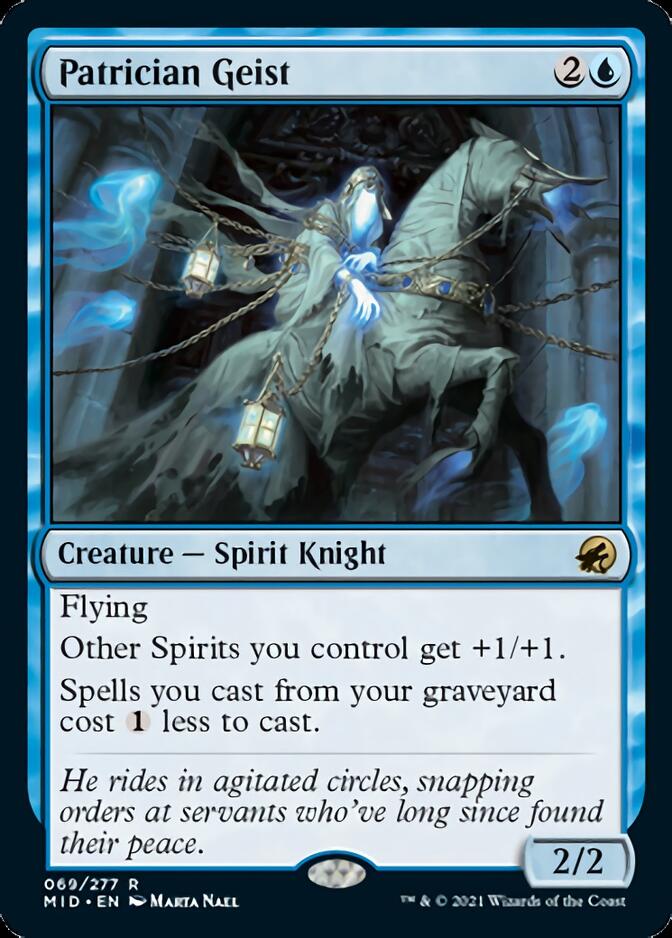 Patrician Geist [Innistrad: Midnight Hunt] | Impulse Games and Hobbies