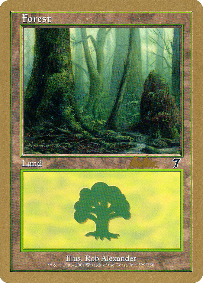Forest (329) (Brian Kibler) [World Championship Decks 2002] | Impulse Games and Hobbies