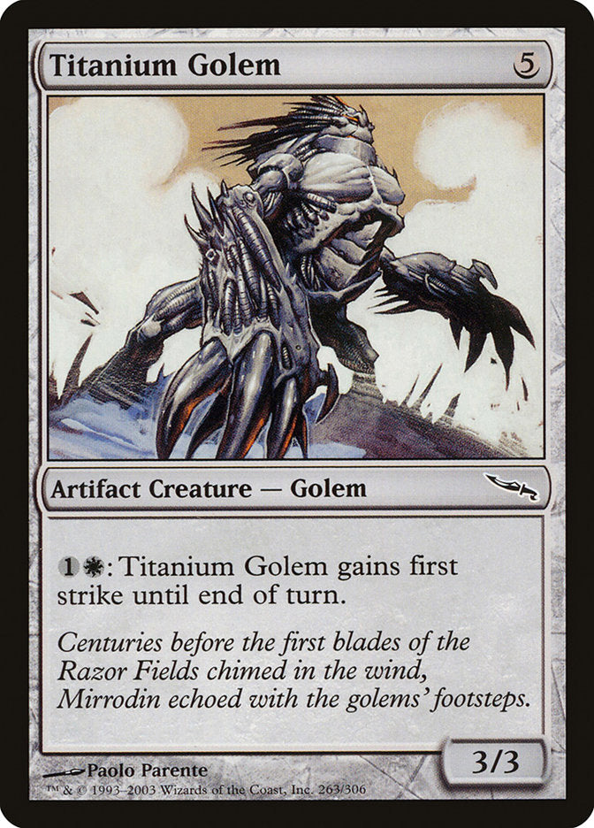 Titanium Golem [Mirrodin] | Impulse Games and Hobbies