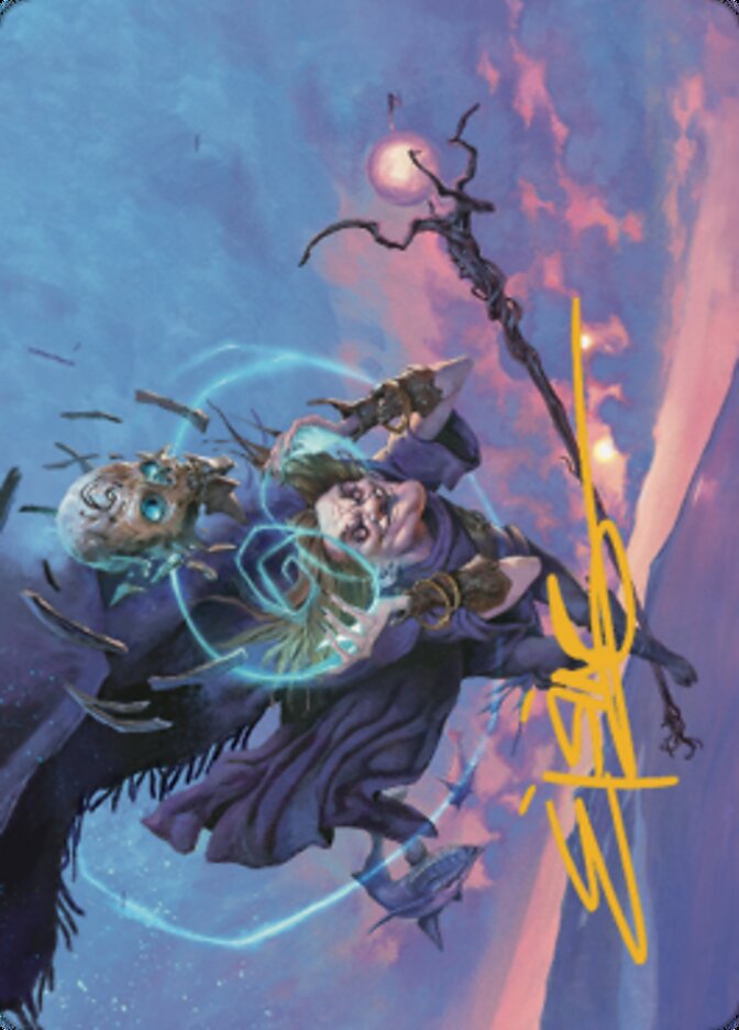 Zur, Eternal Schemer Art Card 1 (Gold-Stamped Signature) [Dominaria United Art Series] | Impulse Games and Hobbies