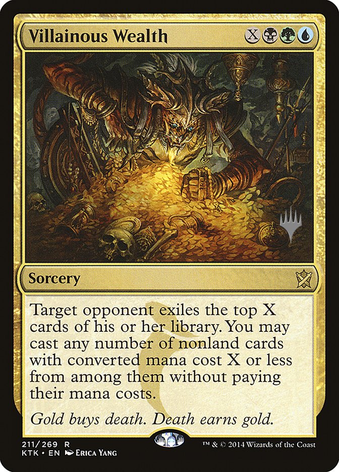 Villainous Wealth (Promo Pack) [Khans of Tarkir Promos] | Impulse Games and Hobbies