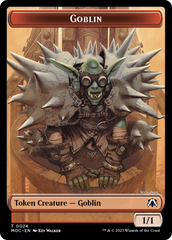 Goblin // Sliver Double-Sided Token [March of the Machine Commander Tokens] | Impulse Games and Hobbies