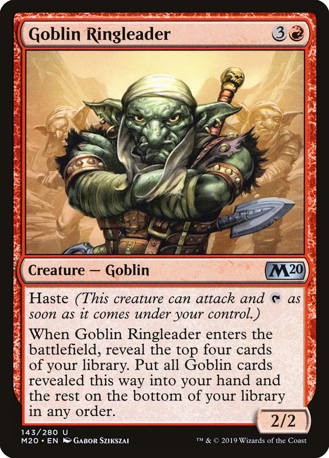 Goblin Ringleader [Core Set 2020] | Impulse Games and Hobbies