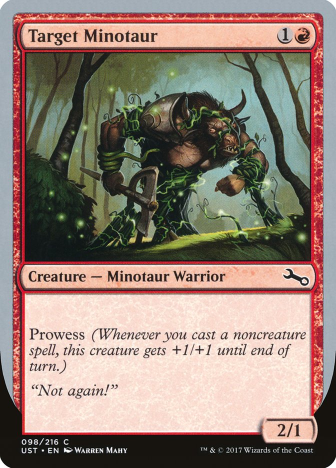 Target Minotaur (Vine Art) [Unstable] | Impulse Games and Hobbies