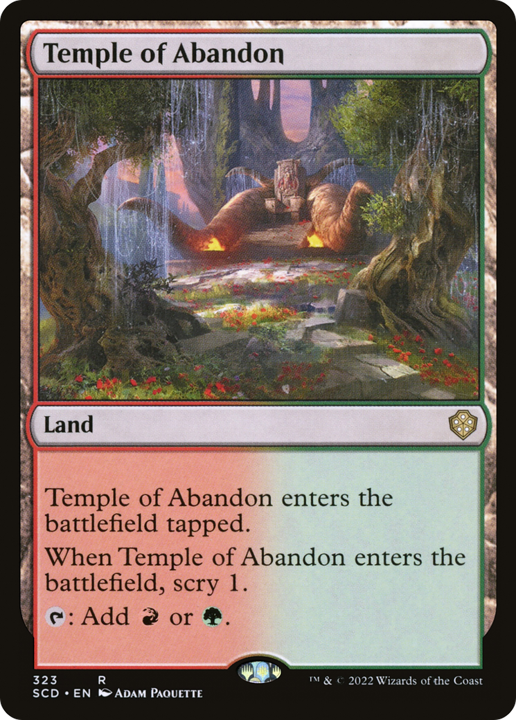 Temple of Abandon [Starter Commander Decks] | Impulse Games and Hobbies