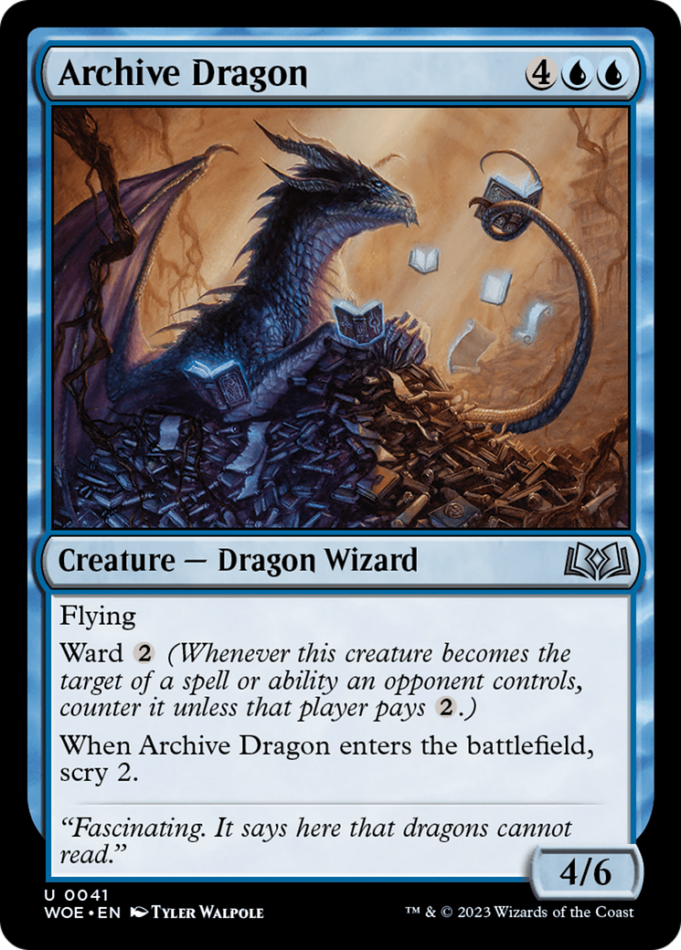 Archive Dragon [Wilds of Eldraine] | Impulse Games and Hobbies