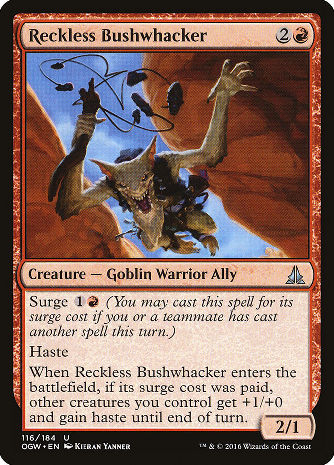 Reckless Bushwhacker [Oath of the Gatewatch] | Impulse Games and Hobbies