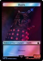 Dalek // Alien Salamander Double-Sided Token (Surge Foil) [Doctor Who Tokens] | Impulse Games and Hobbies